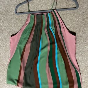Pretty striped halter style top